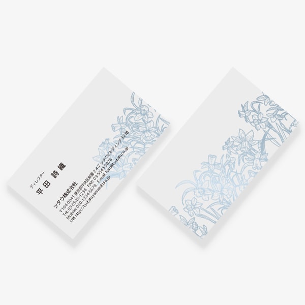 アンティークなスイセン US 両面