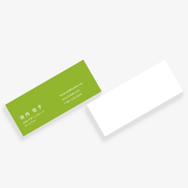 ヨーロッパの伝統色 アップルグリーン mini 片面