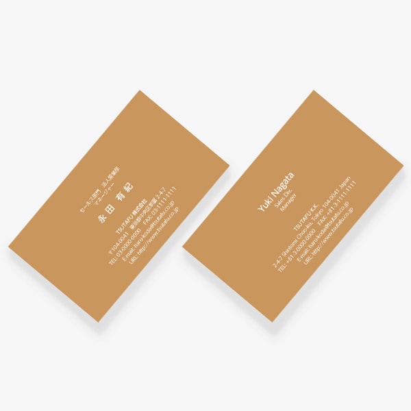 ヨーロッパの伝統色 キャメル US 両面