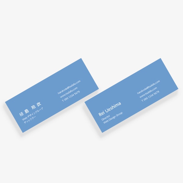 ヨーロッパの伝統色 スカイブルー mini 両面