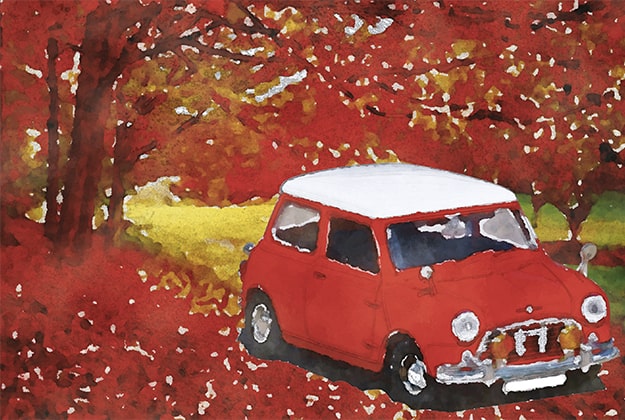 Autumn image car