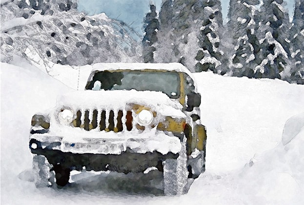 Winter image car