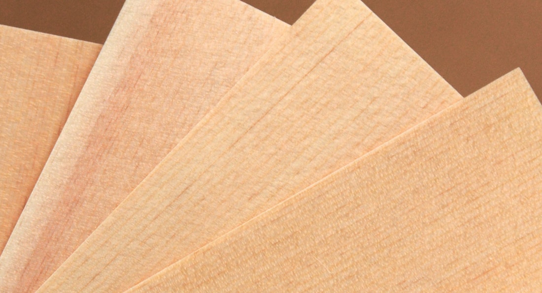 木目柄名刺 ひのき